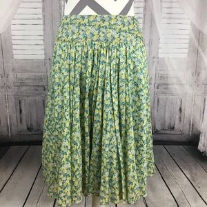 🎉SALE Talbots Floral Full Skirt Size 2P